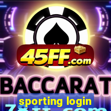 sporting login